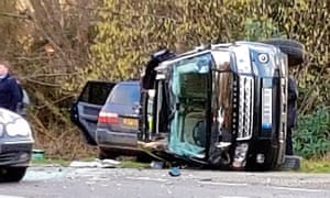 Prince Philip Involved In Car Crash Near Sandringham Estate Uk News The Guardian