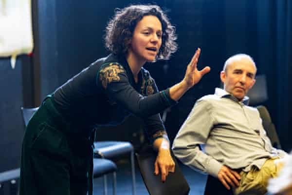 Immersive show turns Middlemarch into 1980s murder mystery | George Eliot 2 Artistic Director at rehearsals.