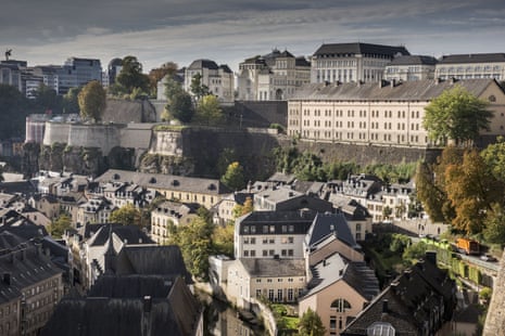 A view of the old part of Luxembourg City