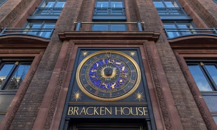 The exterior of the renovated Bracken House