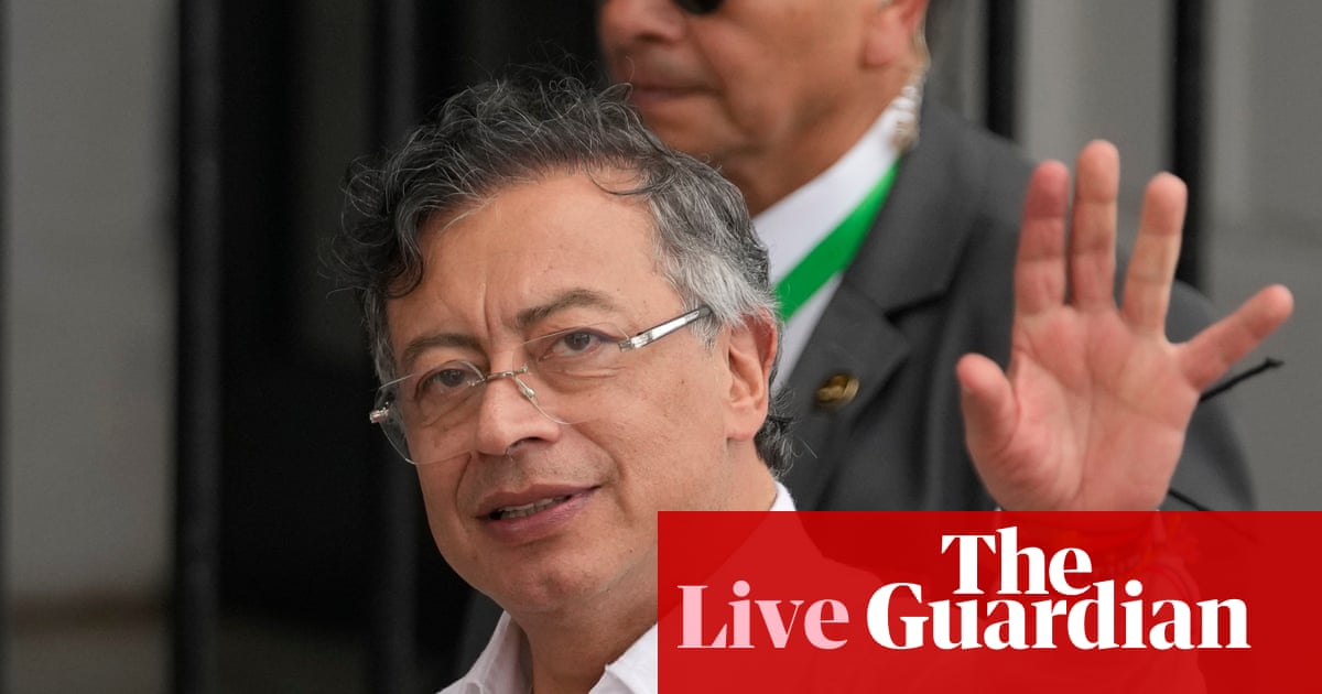 Donald Trump set to welcome Colombian president to White House for talks – US politics live