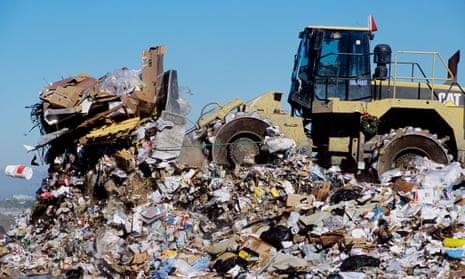 About half of trash generated in the US is unaccounted for.