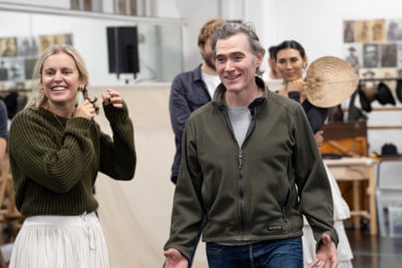 Denise Gough and Billy Crudup in rehearsals for High Noon.