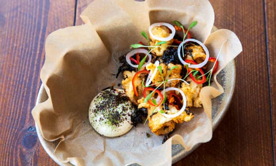 Salt and chilli squid.