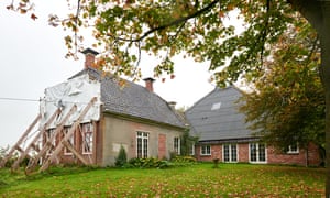 Annemarie Heite’s earthquake-damaged family home in Groningen