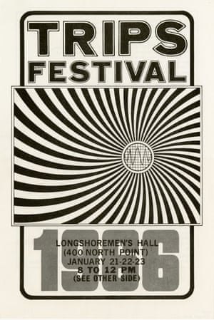 Trips Festival, 1966. Poster by Wes Wilson.