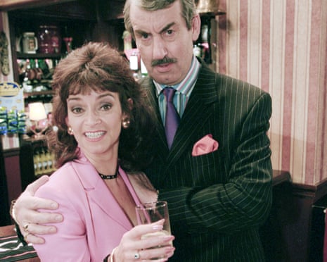 Sue Holderness as Marlene and John Challis as Boycie.