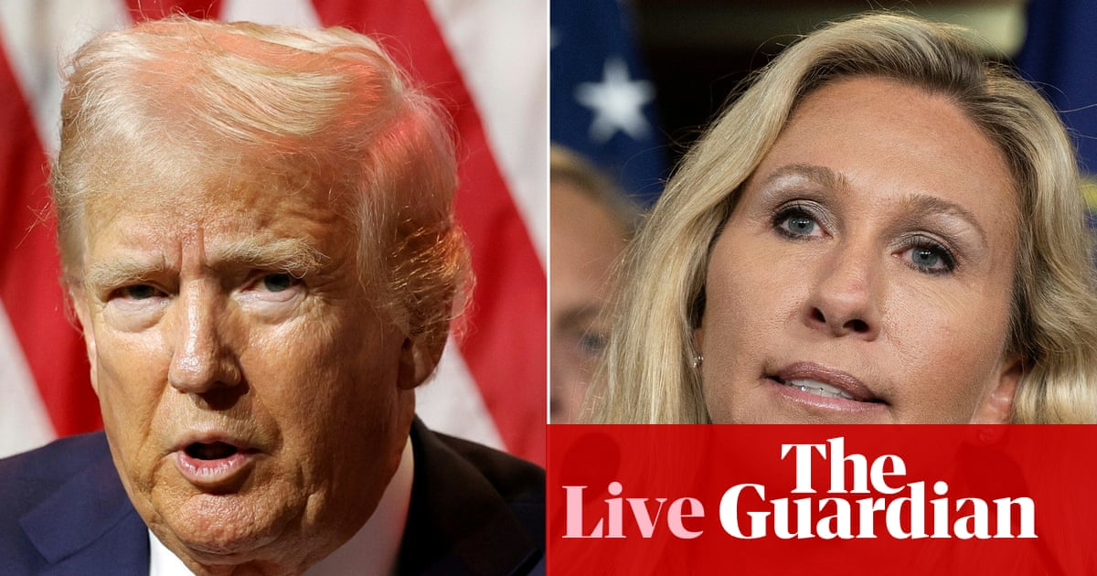 Trump continues to attack Marjorie Taylor Greene despite his call to release Epstein files – live | Trump administration Trump continues to attack Marjorie Taylor Greene despite his call to release Epstein files – live | Trump administration
