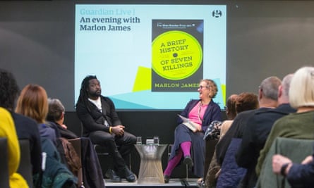 Guardian Live. An evening with Marlon James. 28/11/15 For Guardian Membership