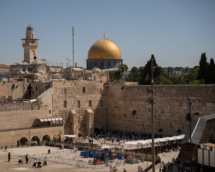 Al-Haram al-Sharif site in Jerusalem’s old city – one of the most contentious places on earth.