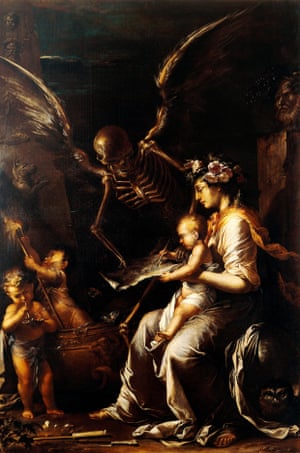 Humana Fragilitas (Human Frailty), c1657, by Salvator Rosa