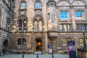 Old Medical School of the University of Edinburgh in Edinburgh.