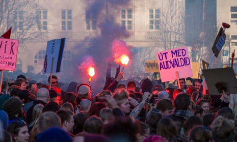 Protests against the Icelandic prime minister