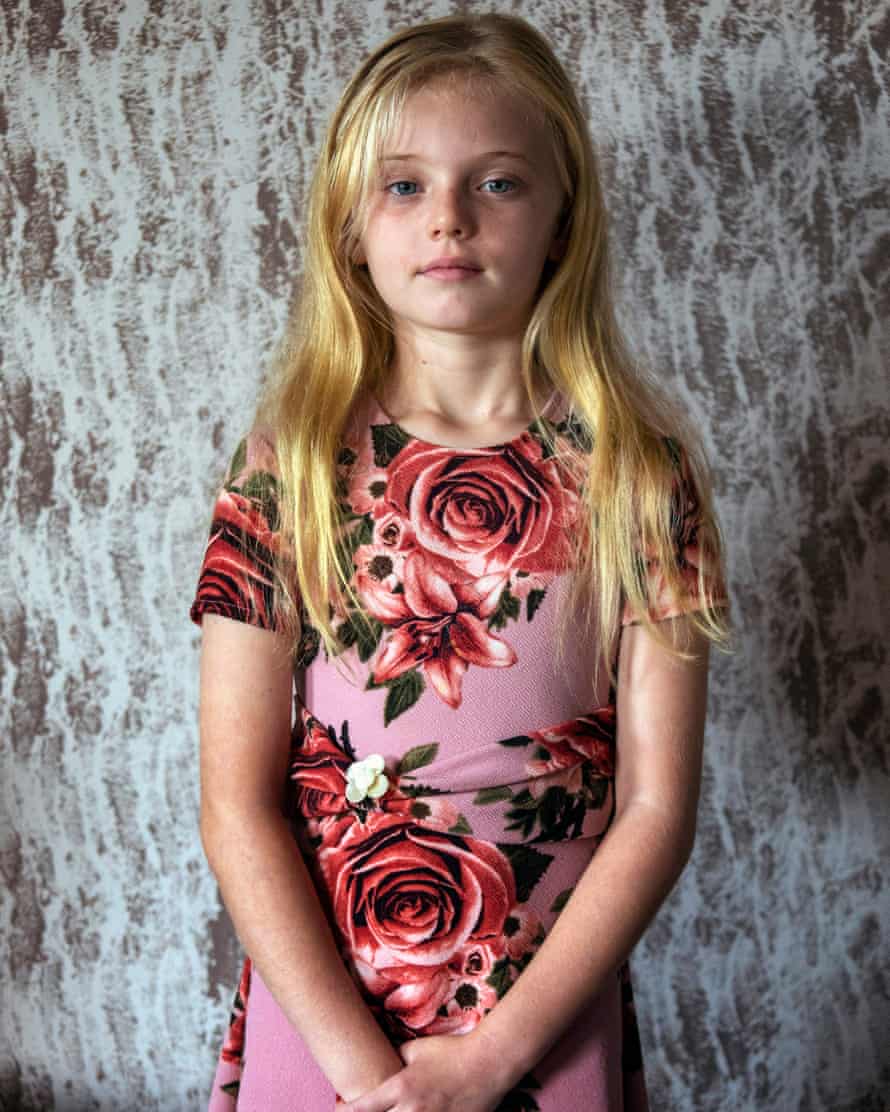 Eight year old Eva Loewen