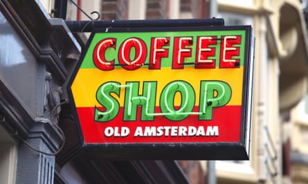 Amsterdam coffee shop sign, Holland