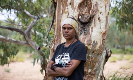 Shirleen Campbell on the Todd RIver in Alice Springs.