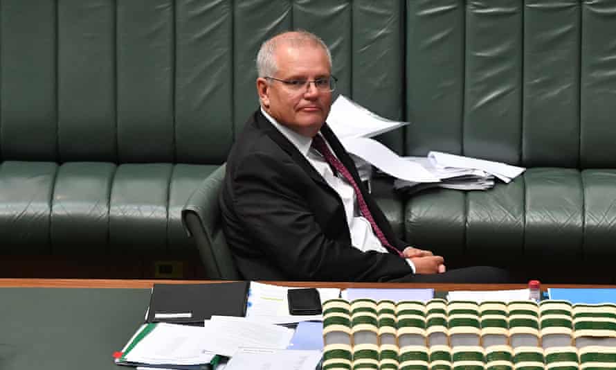 Scott Morrison in parliament