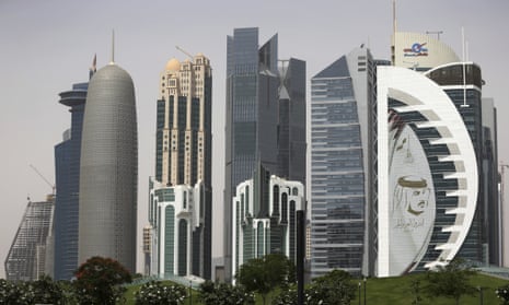 Skyscrapers in Doha