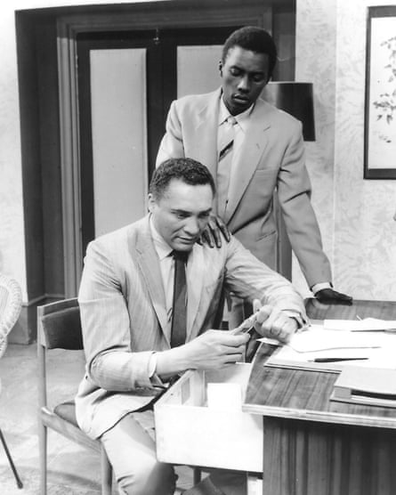 Johnny Sekka (standing) and William Marshall in The Big Pride, 1961.