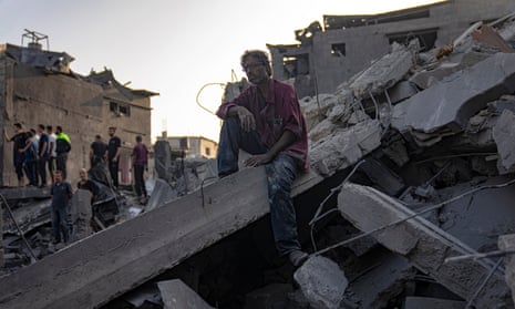 uk tour agencies Palestinians look for survivors of an Israeli bombardment in the Maghazi refugee camp in the Gaza Strip.