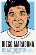 Diego Maradona - sampul buku Wawancara Terakhir