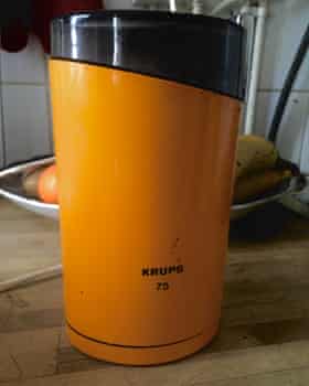 Christophe Martinez’s vintage Krups grinder.