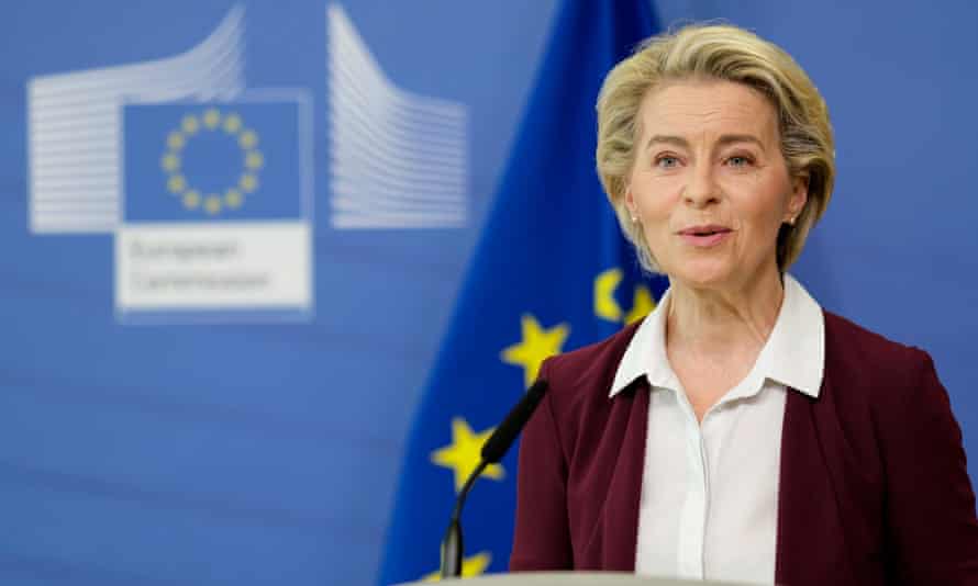 EU commission president, Ursula von der Leyen