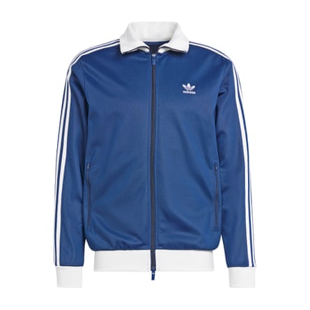 Adidas blue track jacket