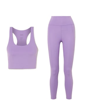 Top, £35, and leggings, £65, both Girlfriend Collective, net-aporter.com