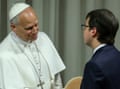 Pope Leo with Christopher Olah of Anthropic.