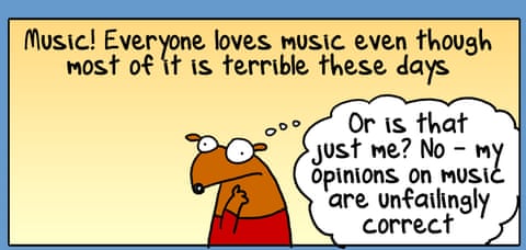 Cartoon by First Dog on the Moon titled Escape Spotify, panel 1