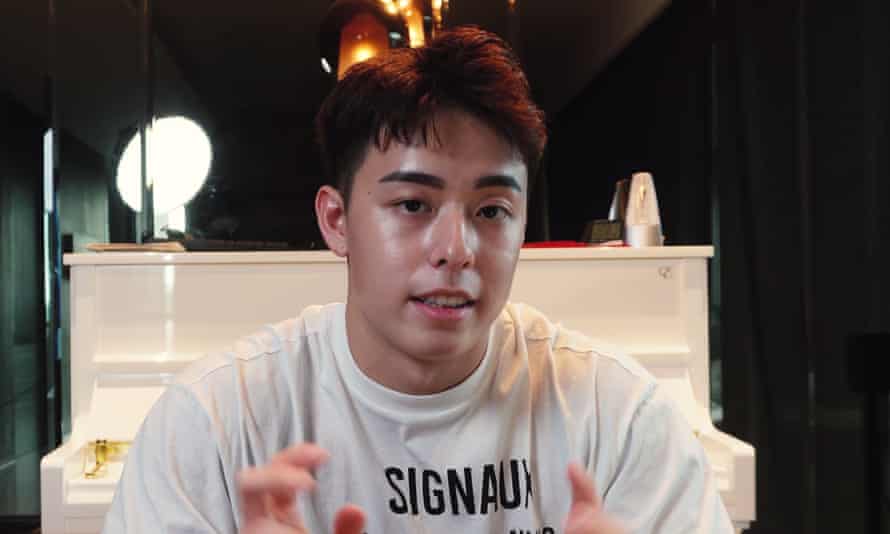 Onlyfans creator Titus Low, who has been charged in Singapore over the material on his account.