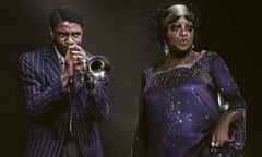 MA RAINEY S BLACK BOTTOM, US poster, from left: Chadwick Boseman, Viola Davis as Ma Rainey, 2020. © Netflix / Courtesy Everett Collection<br>2D87GHY MA RAINEY S BLACK BOTTOM, US poster, from left: Chadwick Boseman, Viola Davis as Ma Rainey, 2020. © Netflix / Courtesy Everett Collection