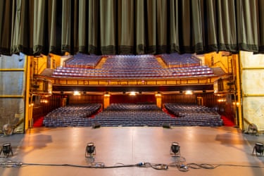 The auditorium of the Comedy theatre in Melbourne.