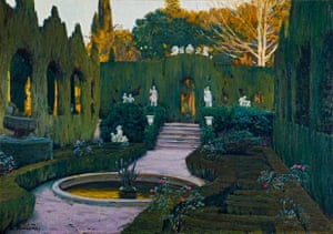 ‘Like a film set’: Gardens of Monforte, 1917 by Santiago Rusiñol.