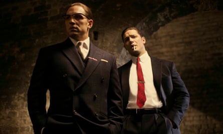 Tom Hardy (left) with ?? as the Krays, in the film Legend