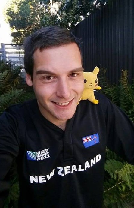 Tom Currie is having a lot of fun capturing Pokémon in New Zealand.