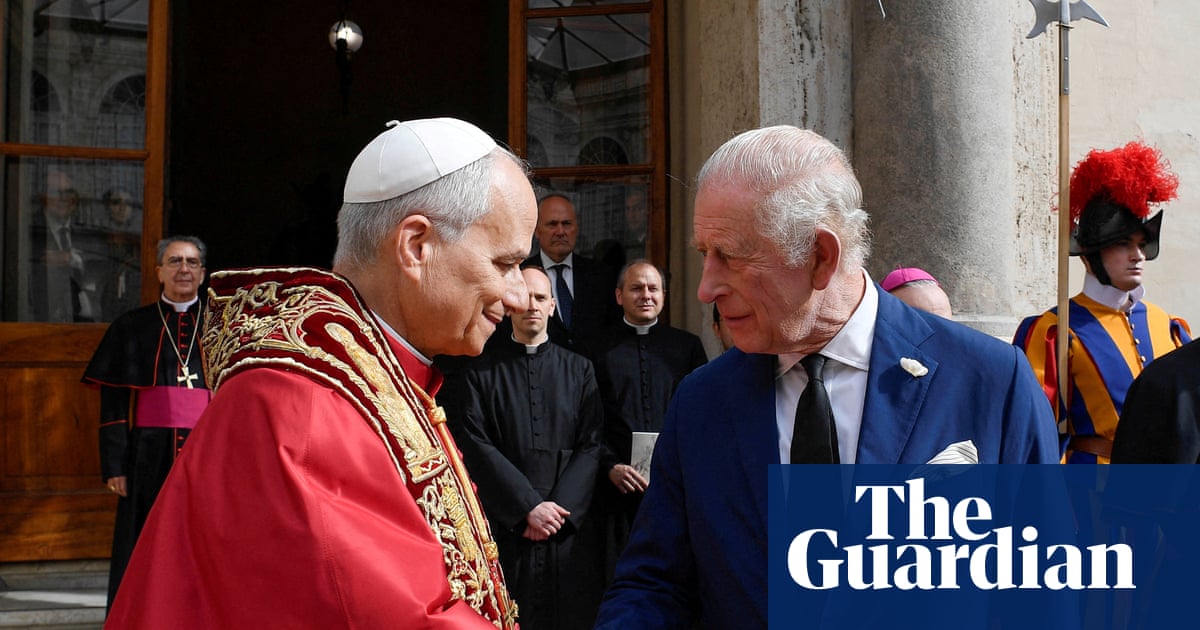 A rift that took 500 years to repair: King Charles prays with the pope