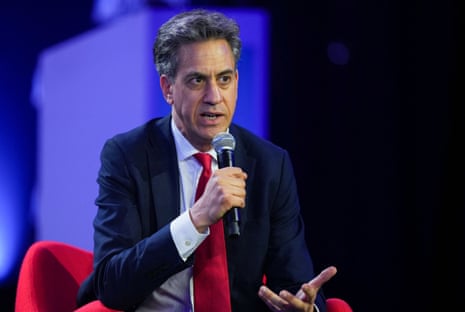Ed Miliband speaking at the Warsaw security forum.