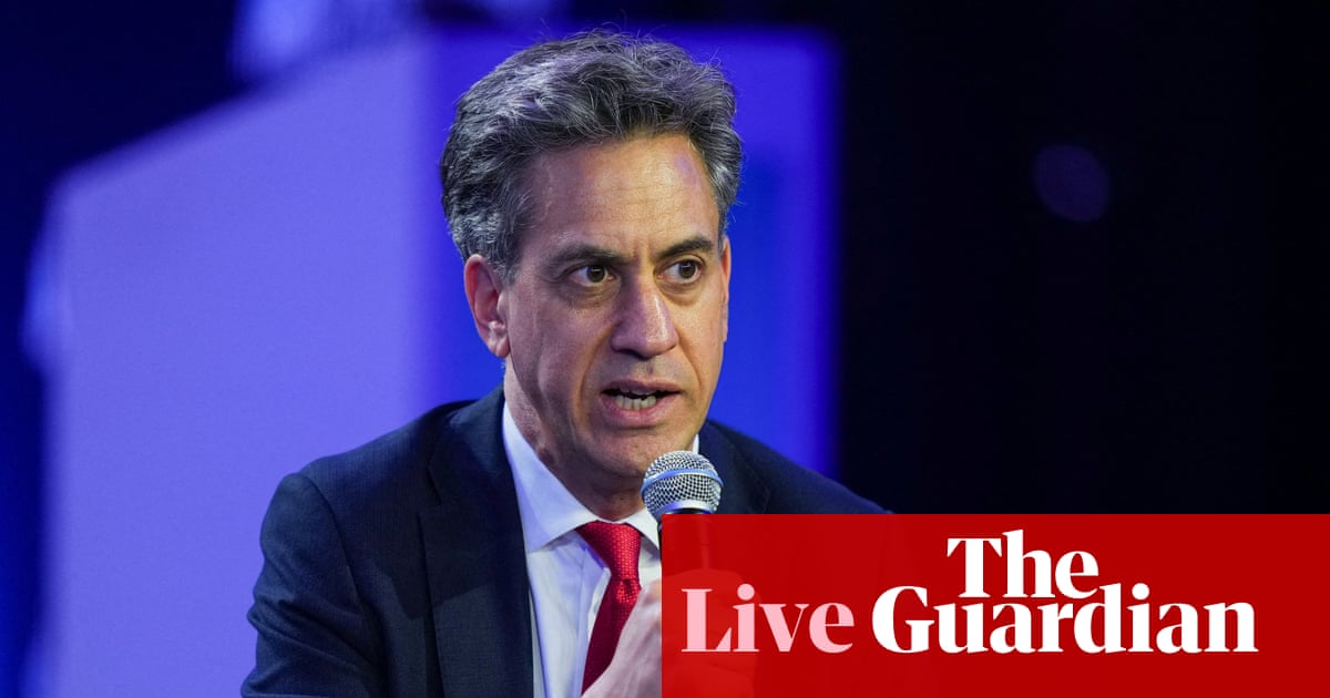 Europe has ‘big decisions to make’ on Russian frozen assets with UK willing to work with the EU, Miliband says