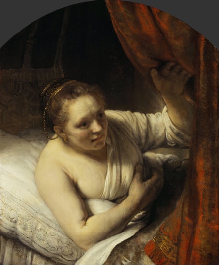 Rembrandt, A Woman in Bed.