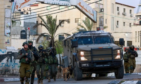 Middle East crisis live: 16-year-old boy reportedly killed during Israeli raid near Ramallah