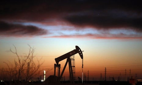 An oil pumpjack works at dawn in the Permian Basin oil field in January in the oil town of Andrews, Texas.  Senator Ted Cruz of Texas was among the biggest beneficiaries of fossil fuel support.