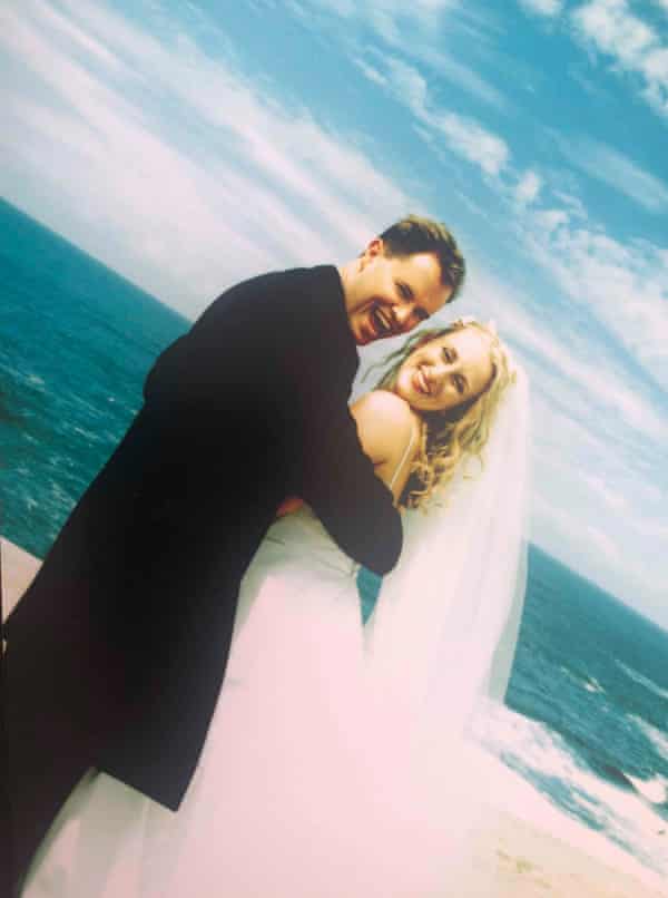 Louisa Chircop and Steve May on their wedding day