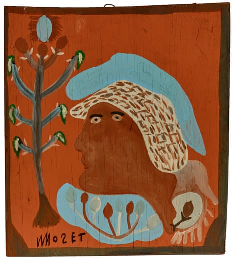 Mary by Mose Tolliver, 1986, from a new show at the Royal Academy.