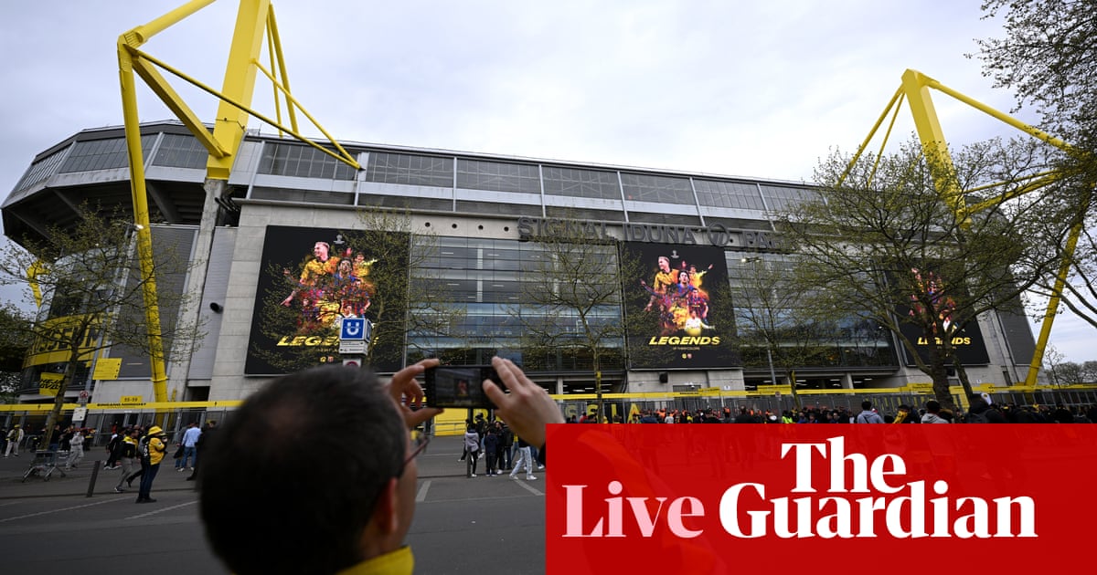 Borussia Dortmund v Barcelona: Champions League quarter-final, second leg live