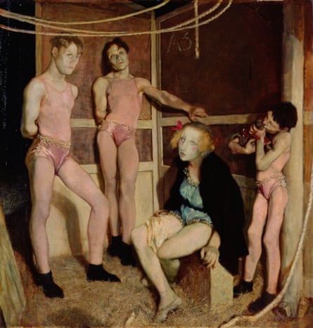 Resting Acrobats, 1924, by Glyn Philpot.