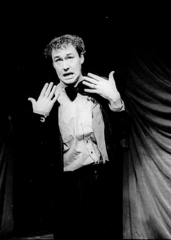 Nigel Planer in I, An Actor, directed by Christopher Douglas at Hampstead theatre in 1989.