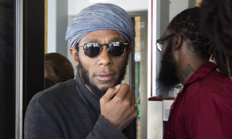 Mos Def at a court hearing in Cape Town earlier this year.