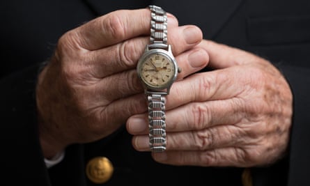 Alan Hellier’s watch, stopped at 8.54pm on 10 February 1964